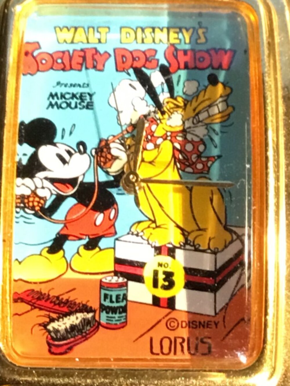 Disney Lorus Mickey Mouse Mickey’s ="SOCIETY DOG SHOW"= Poster Watch==WORKS